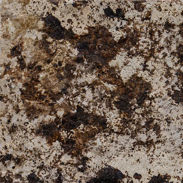 Image of RIZNOBARVYA by Natalia Bak, size: 10 x 10 cm, made of canvas on cardboard,quail eggshells, gupsum, oil, Painting medium, from Lublin, part of the GLIMMER series, priced at €210 Photo 2 of 4.
