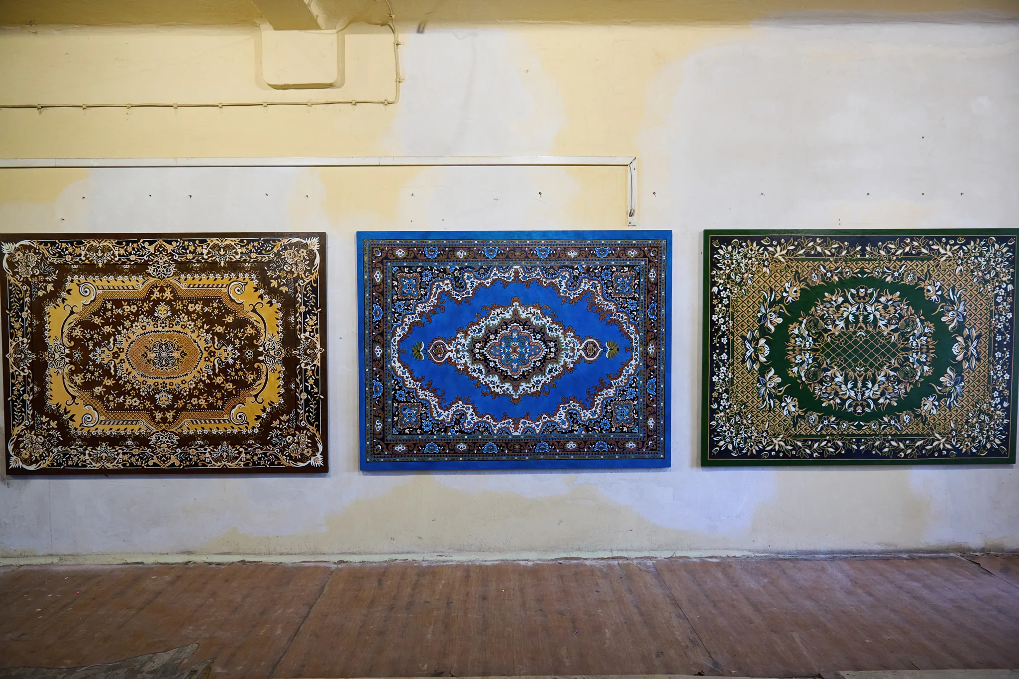 Image of Untitled by Natalia Bak, size: 200 х 150 cm, Painting medium, part of the Patterns of Memories series, priced at €3500 Photo 2 of 3.