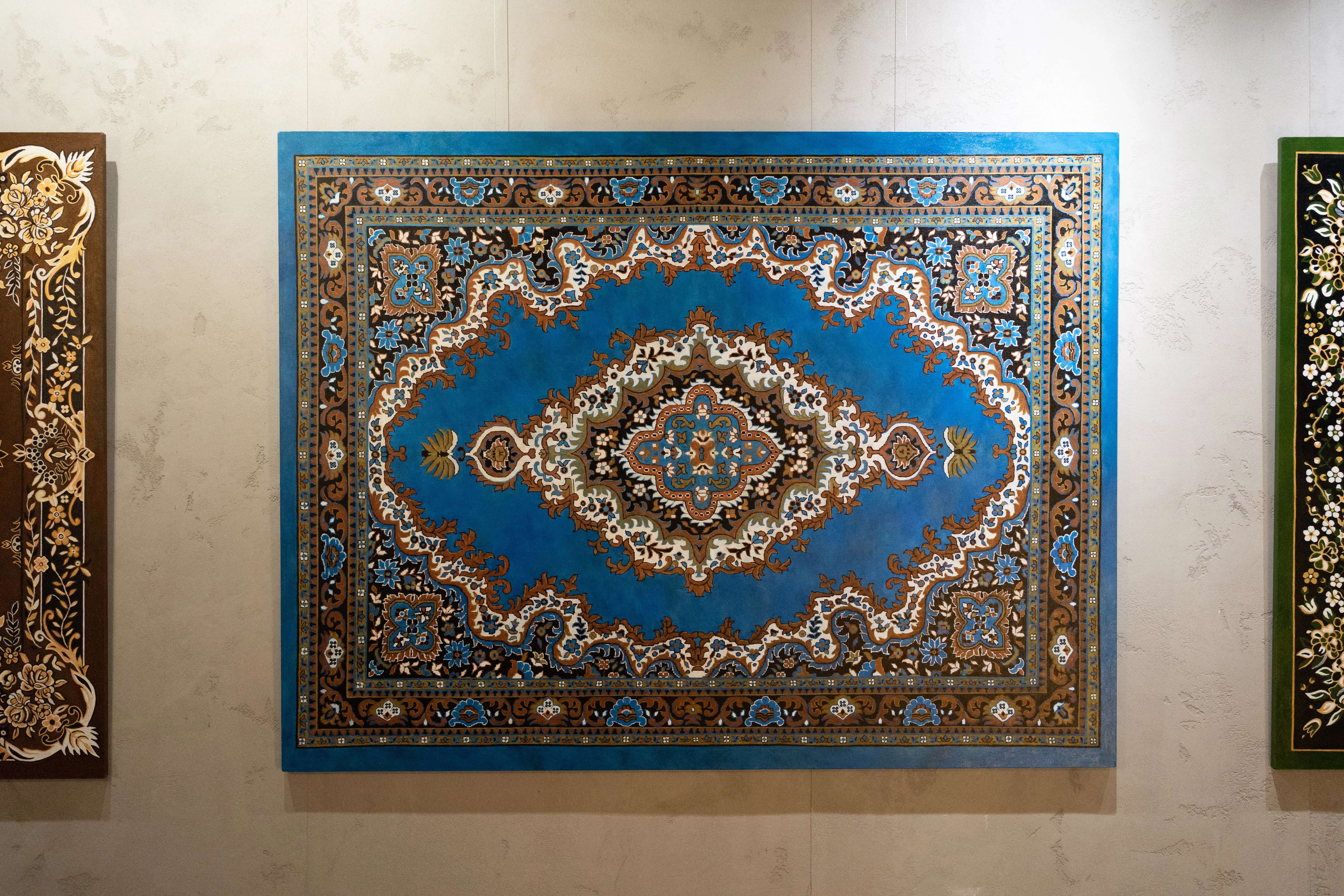 Image of Untitled by Natalia Bak, size: 200 х 150 cm, Painting medium, part of the Patterns of Memories series, priced at €3500 Photo 3 of 3.